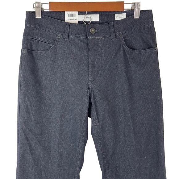 BRAX‎ FEEL GOOD COOPER FANCY MODERN FIT STRETCH PANTS IN GREY NWT MEN'S 30/32 - Picture 3 of 16